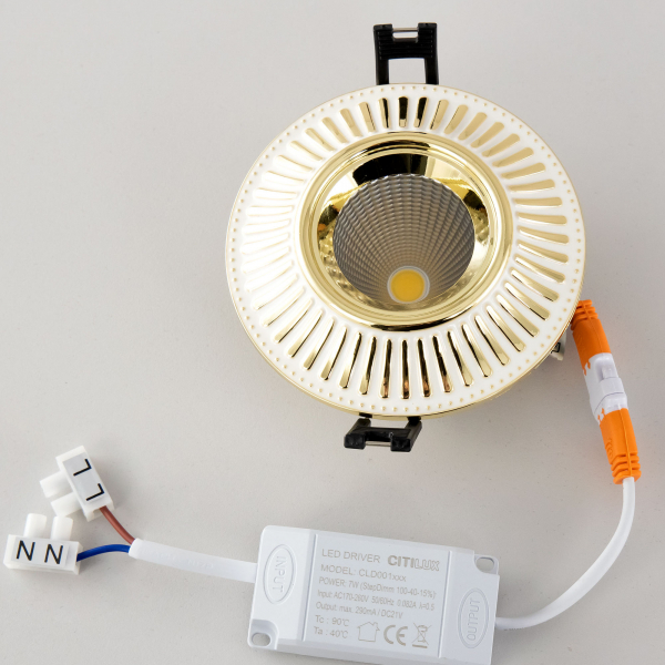 Citilux Дзета CLD042NW2 LED Встраиваемый светильник с диммером, изображение 18