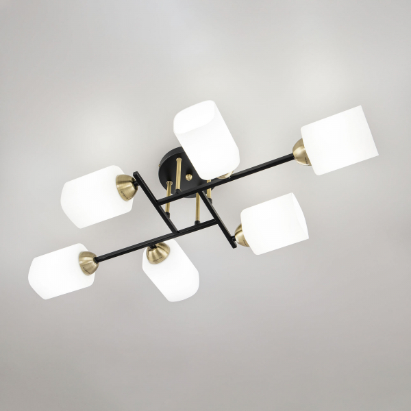 Citilux Генри CL130265 Люстра потолочная Чёрная, изображение 6