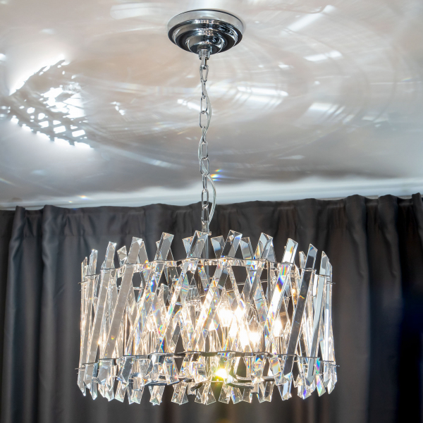 Citilux Ингвар CL334261 Люстра подвесная хрустальная Хром, изображение 7