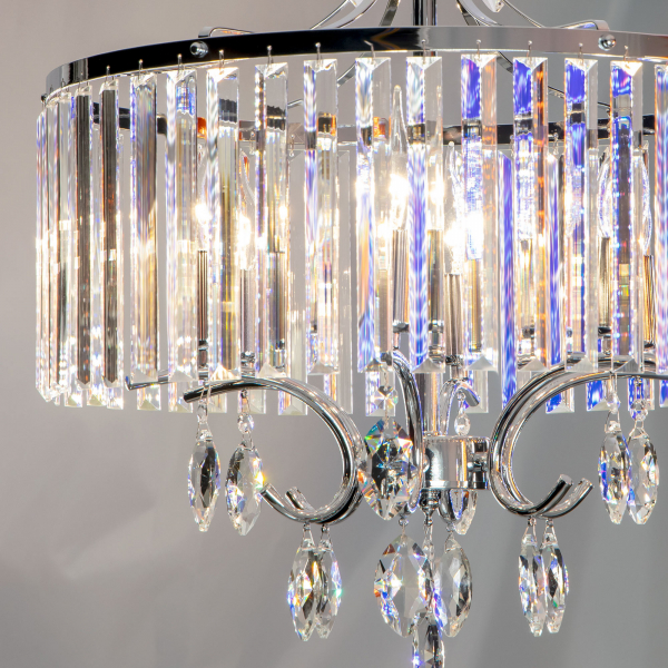 Citilux Инга CL335161 Люстра подвесная хрустальная Хром, изображение 6