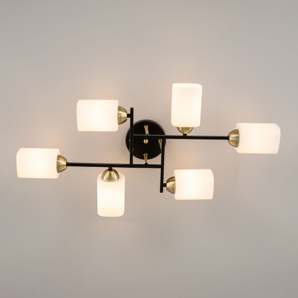 Citilux Генри CL130265 Люстра потолочная Чёрная, изображение 3