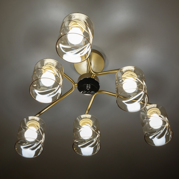 Citilux Клод CL137162 Люстра потолочная Золото, изображение 16