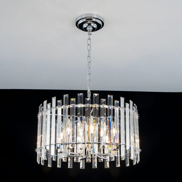 Citilux Ингвар CL334161 Люстра подвесная хрустальная Хром, изображение 7
