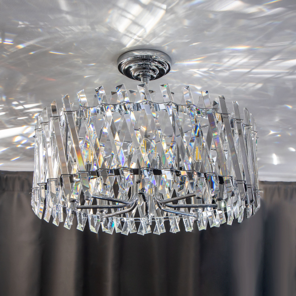 Citilux Ингвар CL334281 Люстра подвесная хрустальная Хром, изображение 5