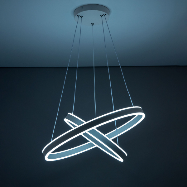 Citilux Дуэт CL719640 LED Люстра подвесная с пультом Белая, изображение 4