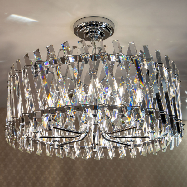 Citilux Ингвар CL334281 Люстра подвесная хрустальная Хром, изображение 6