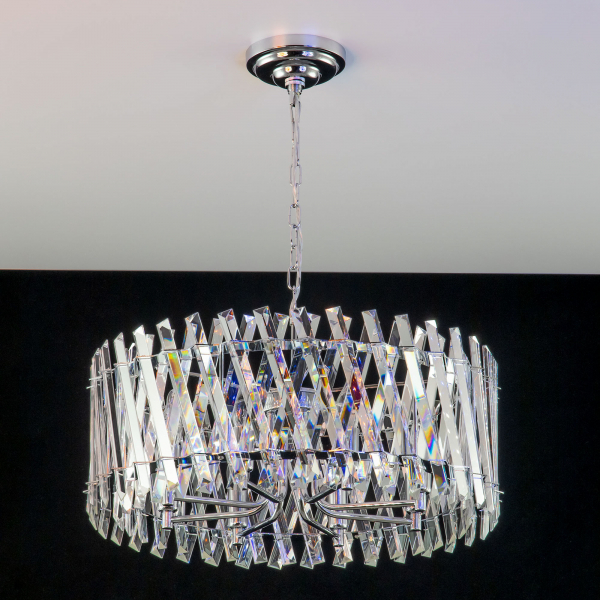 Citilux Ингвар CL334281 Люстра подвесная хрустальная Хром, изображение 14