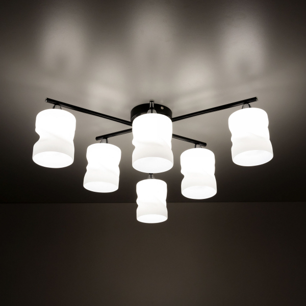 Citilux Нильс CL132165 Люстра потолочная Чёрная, изображение 3