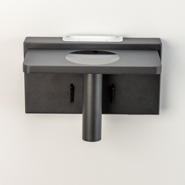 Citilux Декарт CL704371 LED USB QI Светильник поворотный Чёрный, изображение 9