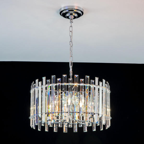 Citilux Ингвар CL334161 Люстра подвесная хрустальная Хром, изображение 3