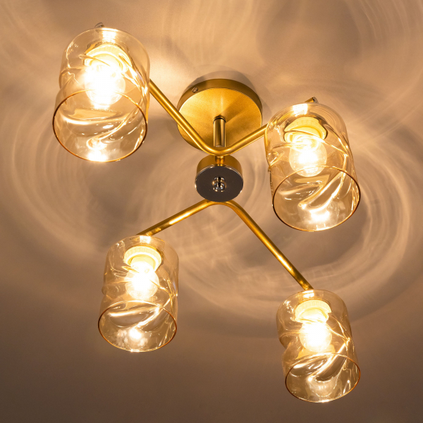 Citilux Клод CL137142 Люстра потолочная Золото, изображение 10