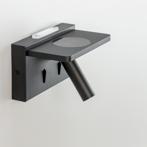 Citilux Декарт CL704371 LED USB QI Светильник поворотный Чёрный, изображение 3