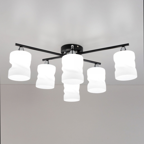 Citilux Нильс CL132165 Люстра потолочная Чёрная, изображение 5