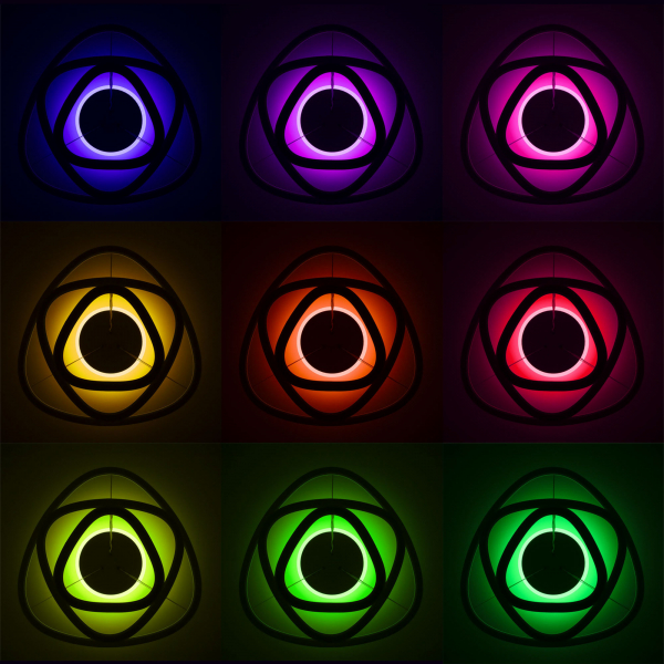 Citilux Неон Смарт CL731A330E RGB Умная подвесная люстра Белая, изображение 10
