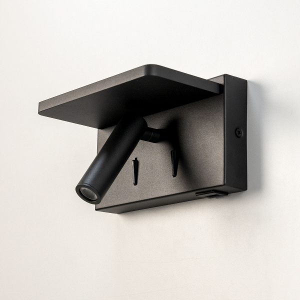 Citilux Декарт CL704371 LED USB QI Светильник поворотный Чёрный, изображение 6