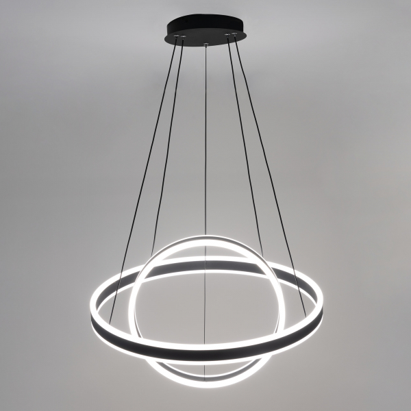 Citilux Дуэт CL719641 LED Люстра подвесная с пультом Чёрная, изображение 9
