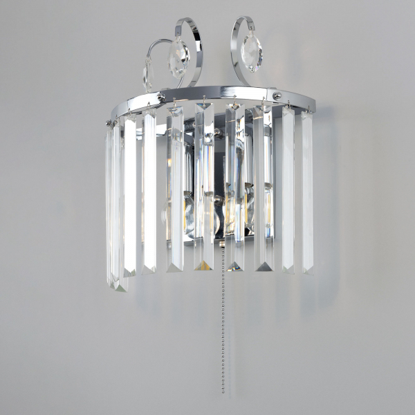 Citilux Инга CL335321 Бра хрустальное с выключателем Хром, изображение 9