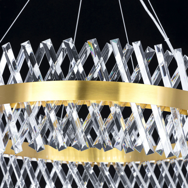 Citilux Ричард CL336083 LED Люстра хрустальная с пультом Бронза, изображение 7