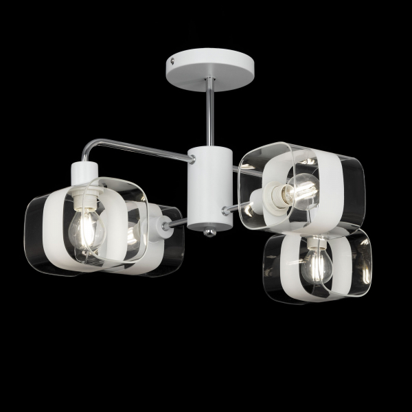 Citilux Бертон CL140140 Люстра потолочная Белая, изображение 4