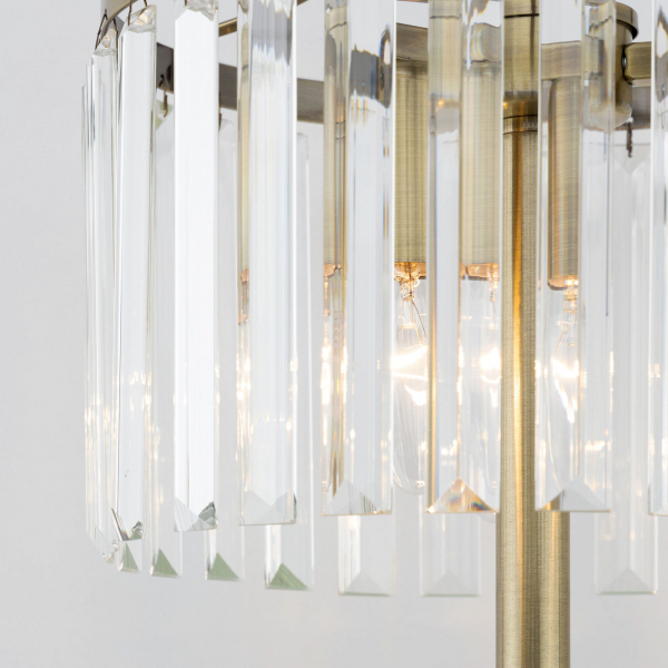 Citilux Инга CL335833 Настольная лампа хрустальная Бронза, изображение 19