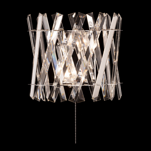Citilux Ингвар CL334421 Бра хрустальное с выключателем Хром, изображение 3
