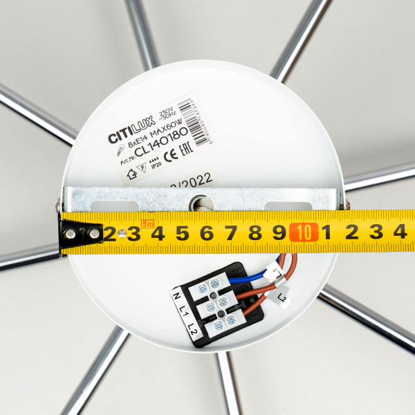 Citilux Бертон CL140180 Люстра потолочная Белая, изображение 14