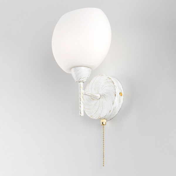 Citilux Флорида CL148310 Бра с выключателем Белое с патиной, изображение 6