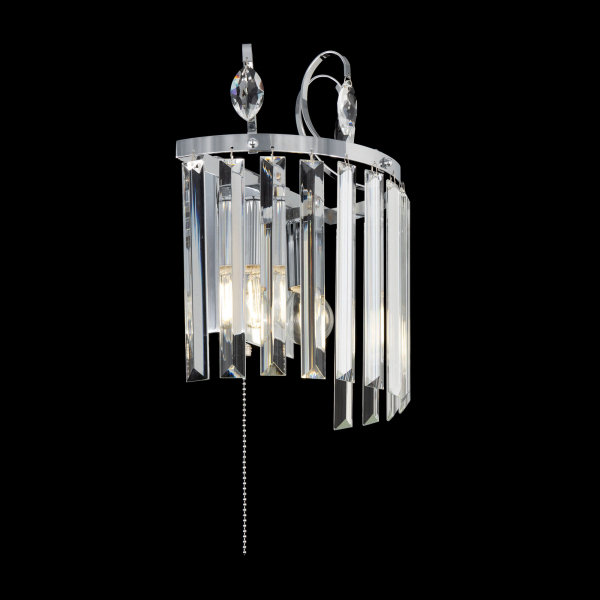 Citilux Инга CL335321 Бра хрустальное с выключателем Хром, изображение 5
