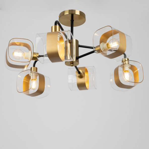 Citilux Бертон CL140161 Люстра потолочная Бронза, изображение 3