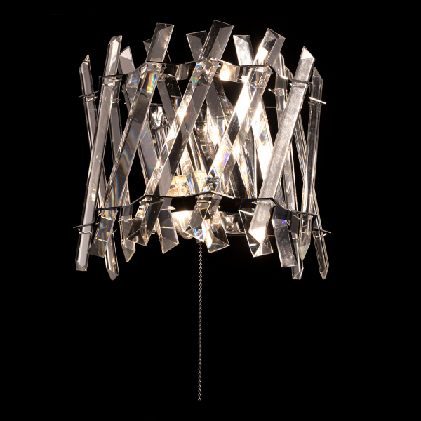 Citilux Ингвар CL334421 Бра хрустальное с выключателем Хром, изображение 16