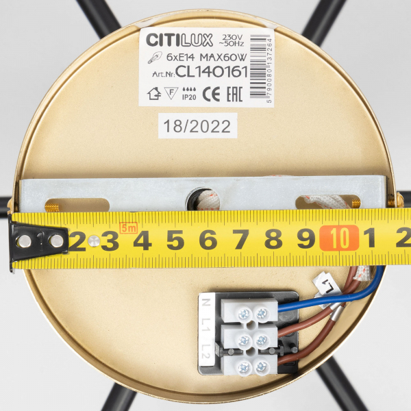 Citilux Бертон CL140161 Люстра потолочная Бронза, изображение 10