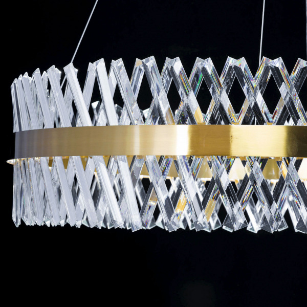 Citilux Ричард CL336103 LED Люстра хрустальная с пультом Бронза, изображение 8