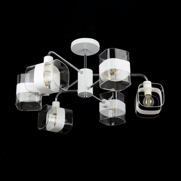 Citilux Бертон CL140160 Люстра потолочная Белая, изображение 5