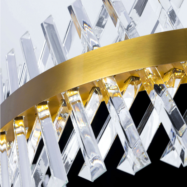 Citilux Ричард CL336083 LED Люстра хрустальная с пультом Бронза, изображение 9