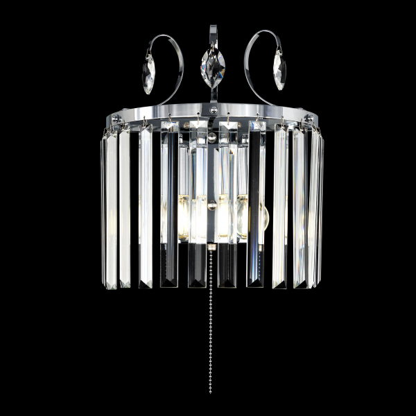 Citilux Инга CL335321 Бра хрустальное с выключателем Хром, изображение 3