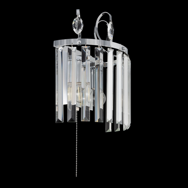 Citilux Инга CL335321 Бра хрустальное с выключателем Хром, изображение 7