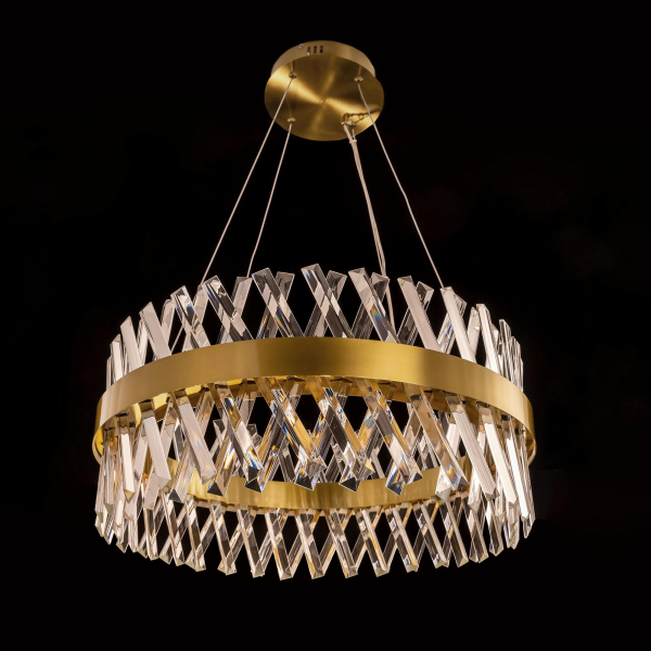 Citilux Ричард CL336063 LED Люстра хрустальная с пультом Бронза, изображение 7