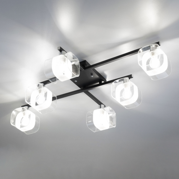 Citilux Вирта CL139165 Люстра потолочная Чёрная Матовая, изображение 12