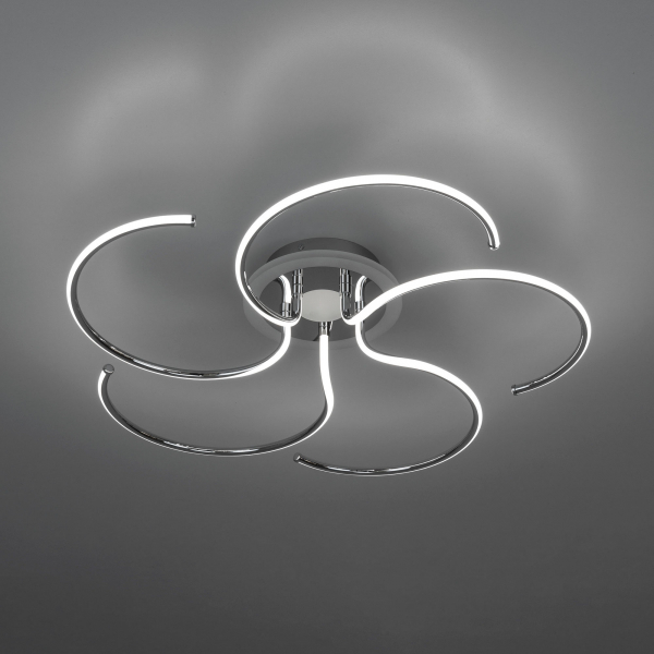 Citilux Джемини CL229251E LED RGB Люстра с пультом Хром, изображение 4
