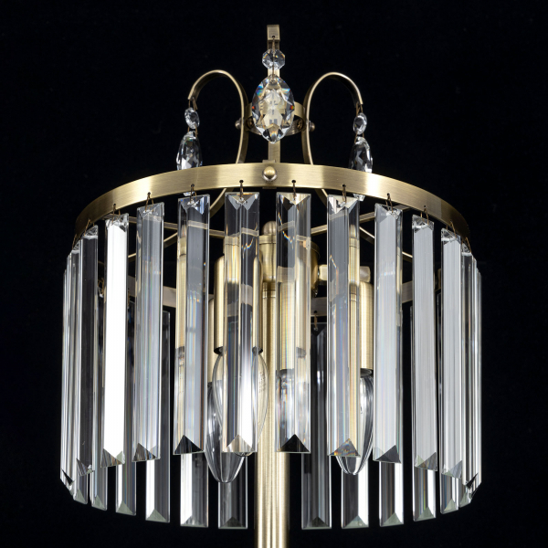 Citilux Инга CL335833 Настольная лампа хрустальная Бронза, изображение 11