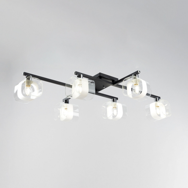 Citilux Вирта CL139165 Люстра потолочная Чёрная Матовая, изображение 6