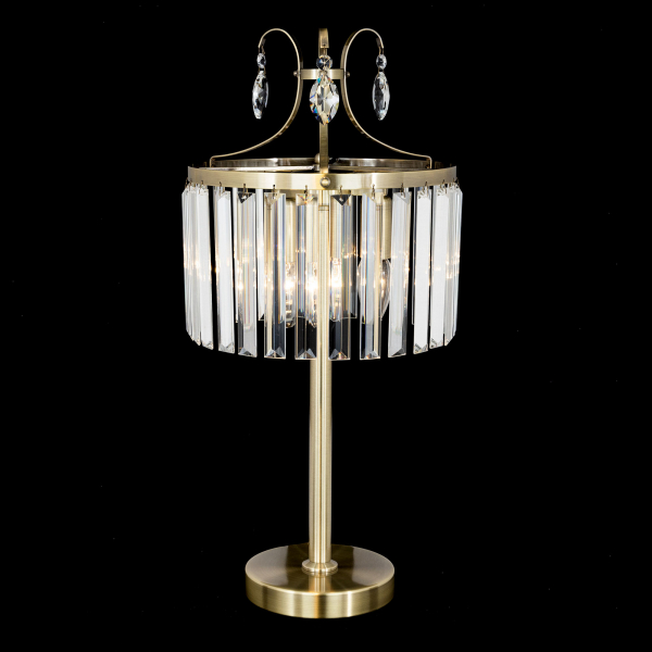 Citilux Инга CL335833 Настольная лампа хрустальная Бронза, изображение 4