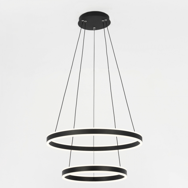 Citilux Дуэт CL719641 LED Люстра подвесная с пультом Чёрная