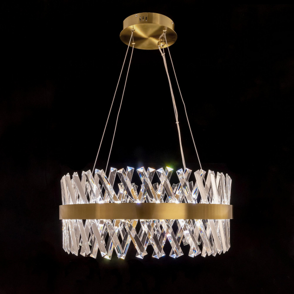 Citilux Ричард CL336063 LED Люстра хрустальная с пультом Бронза, изображение 5