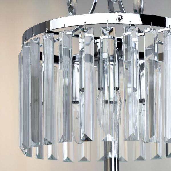 Citilux Инга CL335831 Настольная лампа хрустальная Хром, изображение 9