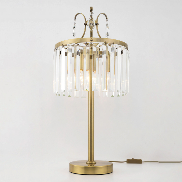 Citilux Инга CL335833 Настольная лампа хрустальная Бронза, изображение 9