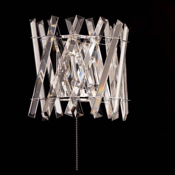 Citilux Ингвар CL334421 Бра хрустальное с выключателем Хром, изображение 4
