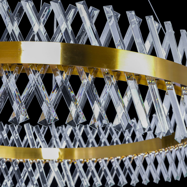 Citilux Ричард CL336103 LED Люстра хрустальная с пультом Бронза, изображение 9