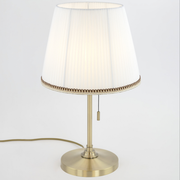 Citilux Линц CL402730 Настольная лампа бронза с белым абажуром, изображение 5