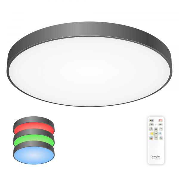 Citilux Купер CL724155G1 LED RGB Светильник с пультом Чёрный, изображение 8